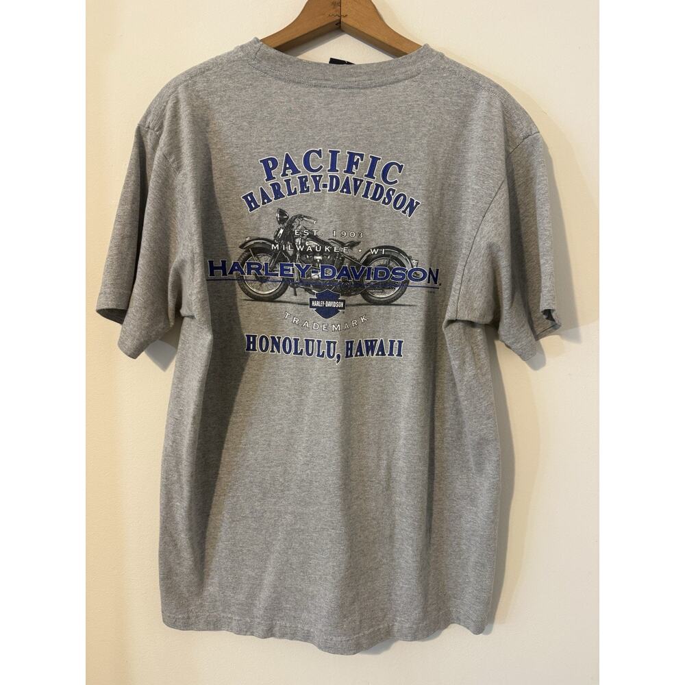 Harley Davidson Pacific Harley 2004 Honolulu Hawaii Short Sleeve T-Shirt Large